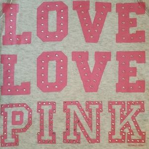 Victoria's Secret Hoodie w Swarovski crystals Sz L